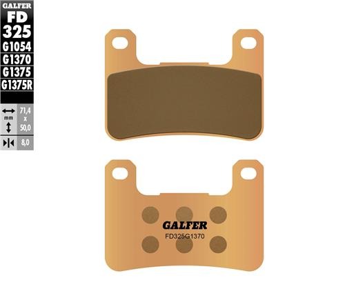 [당일배송] J2 GALFER SINTER RACING BRAKE PADS 프론트 1EA Z900RS 18-22